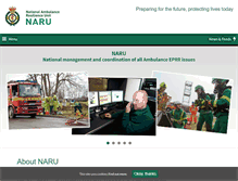 Tablet Screenshot of naru.org.uk